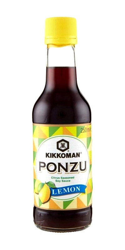 Salsa di soia Ponzu con limone e aceto Kikkoman 250ml.
